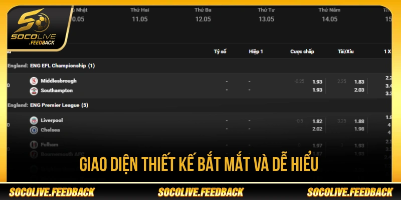 Socolive - Trực Tiếp Bóng Đá Không Giật Lag, Link Mới soccerquotes.net Giao diện Socolive giúp người xem dễ tra cứu trận đấu
